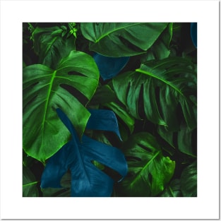 Green leafed design Posters and Art